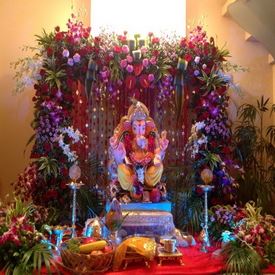 Pooja Decoration, Ganpati Pooja, Durga Pooja, Laxmi Pooja 5