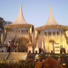 Mandap Decoration with Fresh Flower