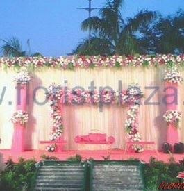 Mandap Decoration with Fresh Flower 4