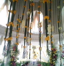 Mandap Decoration with Fresh Flower 6